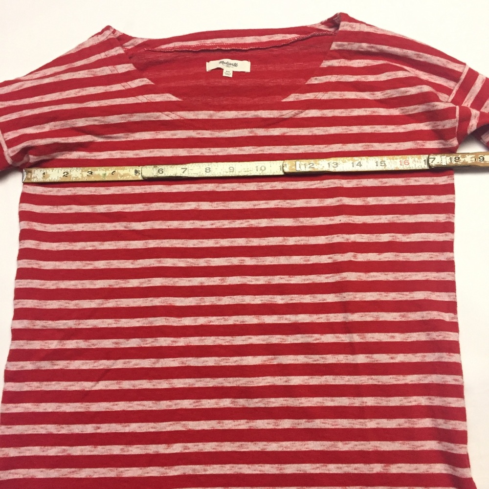 Madewell Cozy Slub Tee in Stripe - Picture 4 of 5
